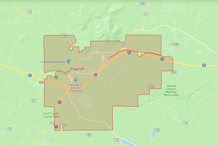 Flagstaff City Limits Boundary